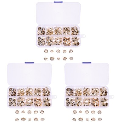 100 Pcs Runde Perle Tasten Runde Perle Verschluss Verzierungen Taste