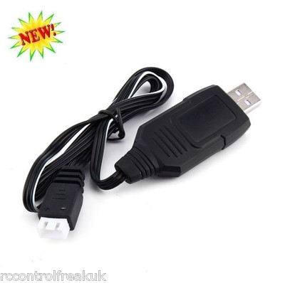 7,4 V Lipo Akku USB Ladekabel RC WLtoys V912 V913 V915 V262 V323 V333 V666