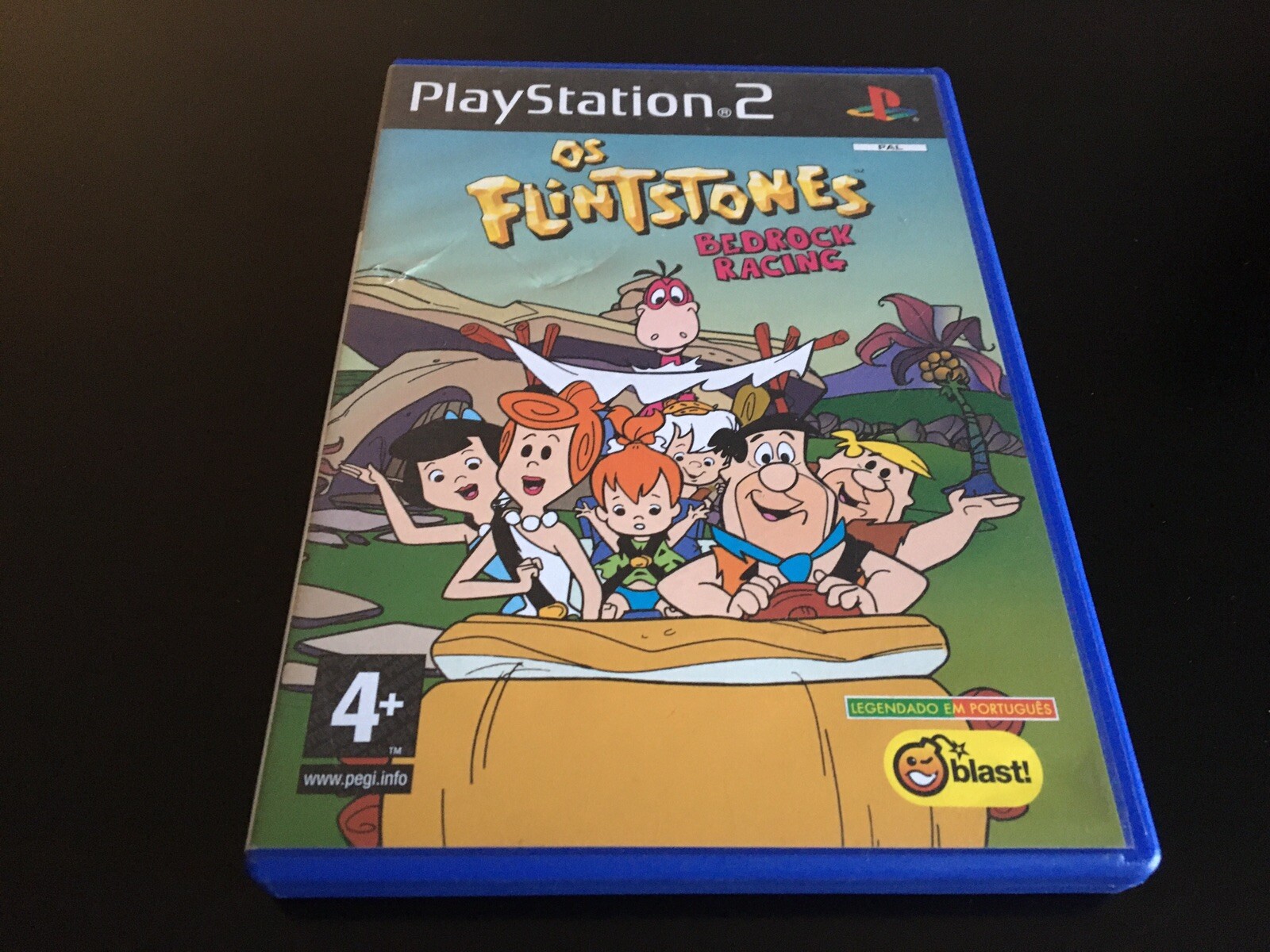 THE FLINTSTONES BEDROCK RACING SONY PLAYSTATION 2 PS2 EDITION PT PAL