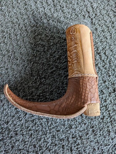 Mexican Boot Shot Glass/Leather Mini Boot Tequila Shot Collectible | eBay