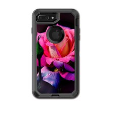 Skin Decal for Otterbox Defender iPhone 7 PLUS Case / Beautiful Rose Flower Pin
