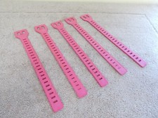 VTG WESTERN ELETRIC INDUSTRIAL PLASTIC CABLE TIES  LOT - 5 AT-8083 ~ REUSEABLE ~