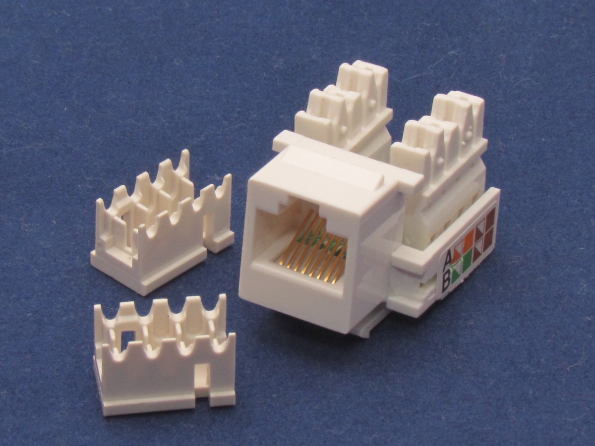 CAT5e RJ45 Keystone Jack In EZ&reg; Style