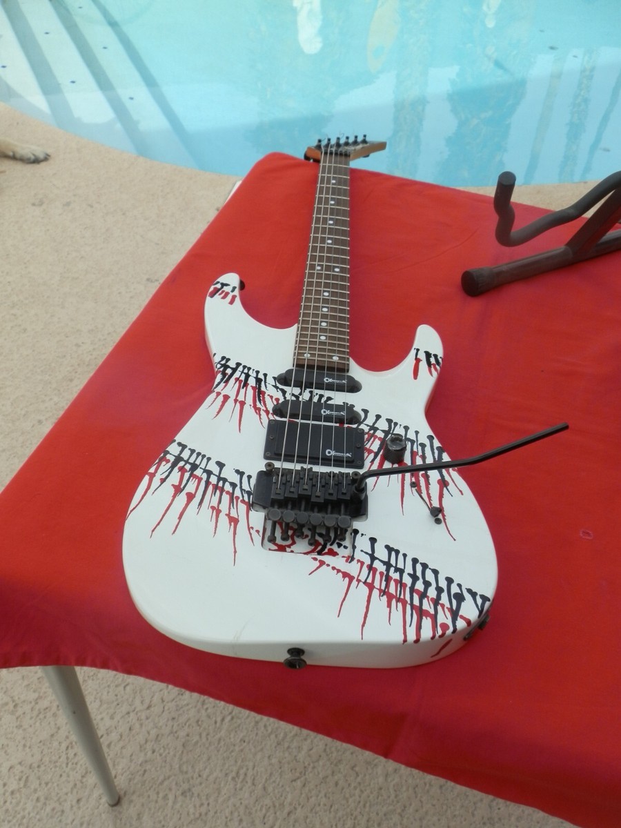 1989! CHARVETTE BY CHARVEL,SPLATTER 270 ELECTRIC GUITAR 170,KOOL