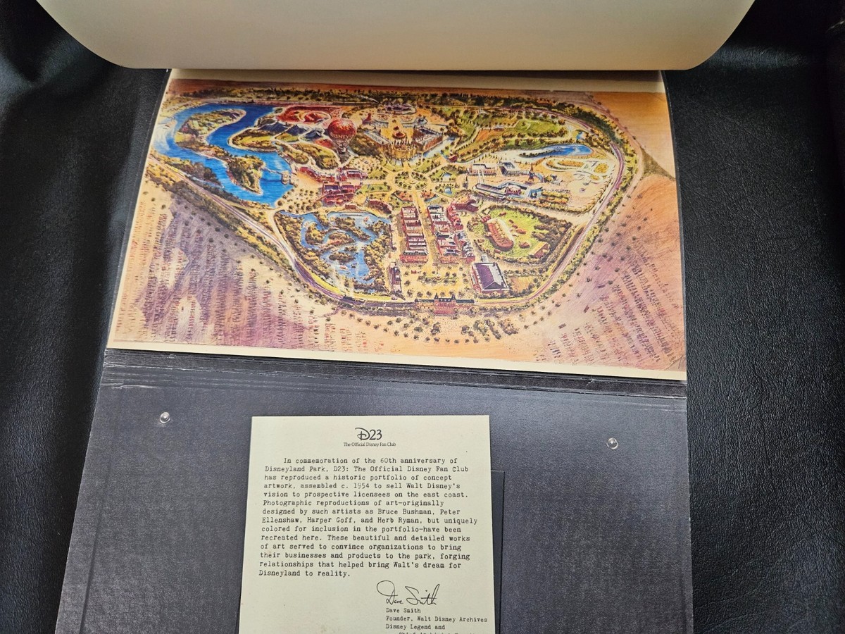D23 Gold Member Disney Archives 60th Disneyland Concept Art