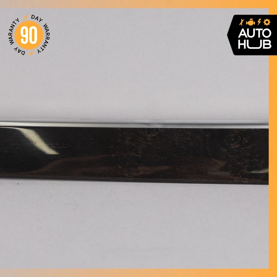 14-20 Mercedes W222 S600 S63 AMG puerta interior trasera izquierda moldura madera OEM Foto 4 de 4