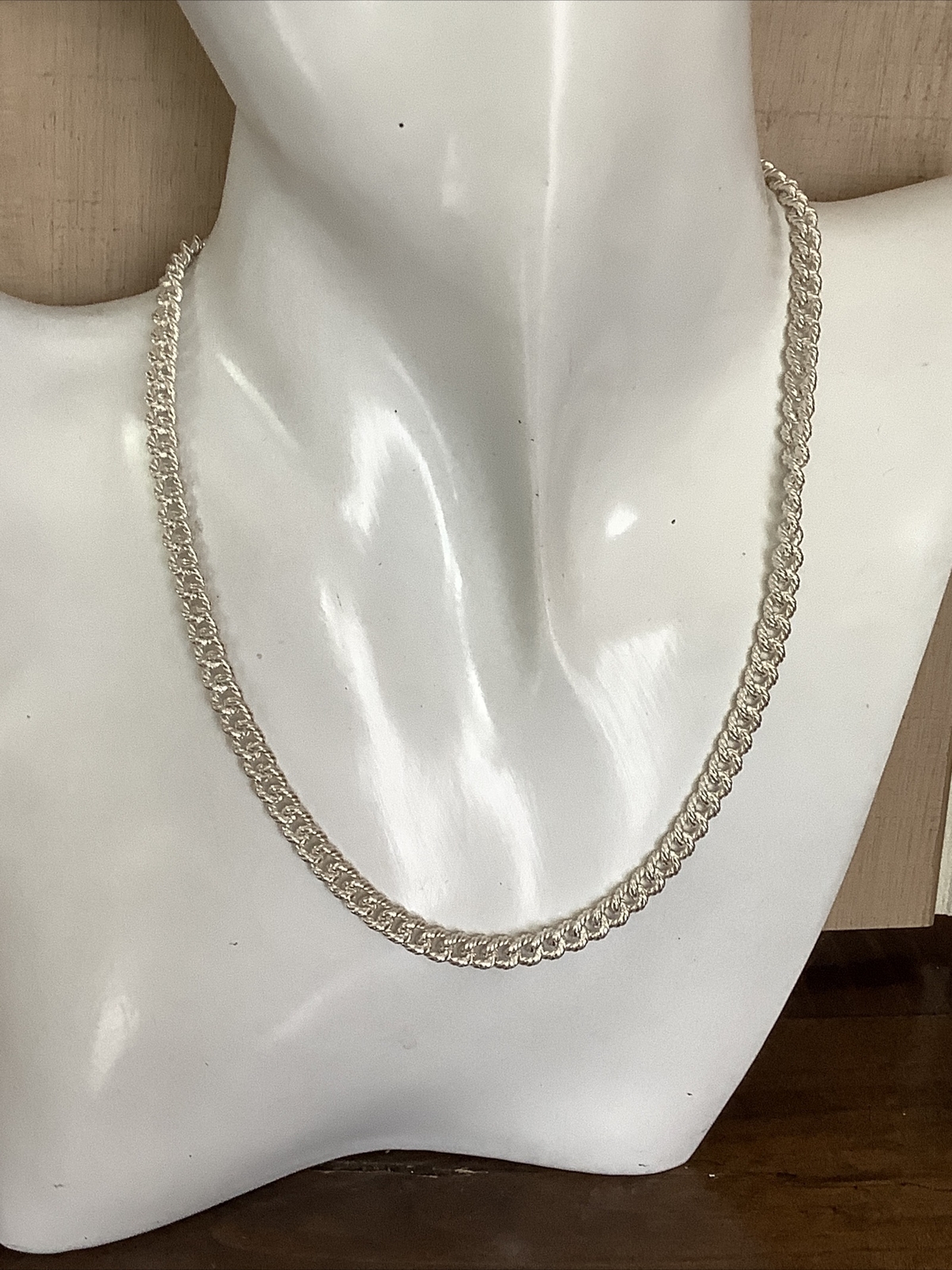 Gorgeous Solid Sterling Silver Braided Cable Link… - image 4