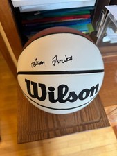 COACH DEAN SMITH SIGNED AUTOGRAPHED BASKETBALL 2011 JUNIOR ACHIEVEMENT OF KANSAS