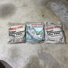 Shop Vac Super Performance Filter for Wet/Dry Vacs. Type FF/Model #90113 3 Packs