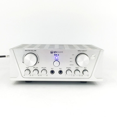 QTX Sound KA-2   Audio Powered  Amplifier - Silver