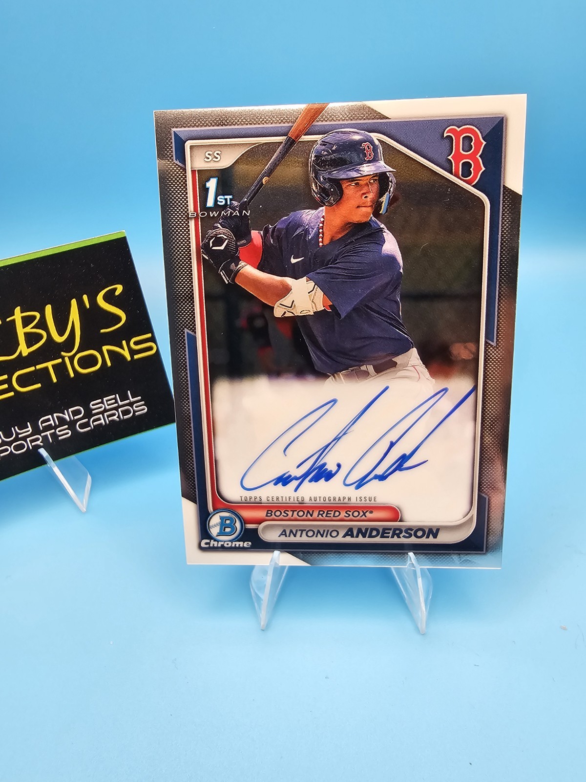 2024 Bowman - Chrome Prospect Autographs Antonio Anderson #CPA-AAN (AU, RC)