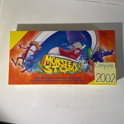 Monster Stomp Board Game 2002 Aristoplay Complete (Dough Dried Up)