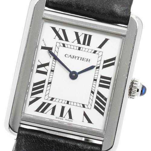 Cartier Tank CRWSTA0030 24.4 mm Silver Dial