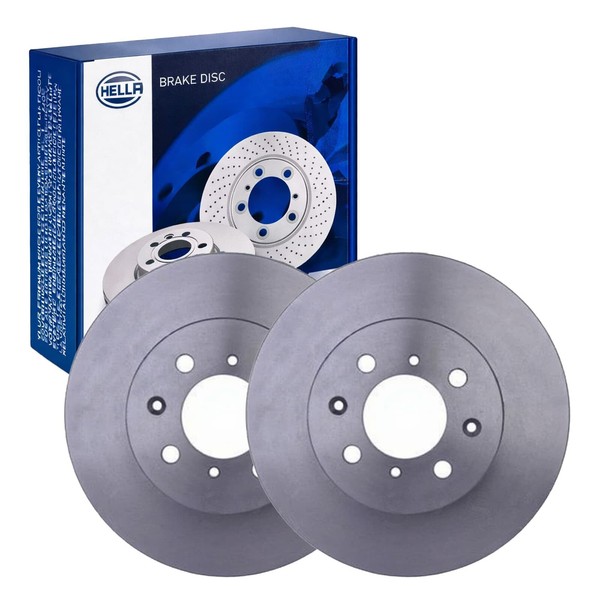 2X Hella Pagid Bremsscheiben Ø262Mm Vorne Passend FüR Honda City Civic Crx Insig-image