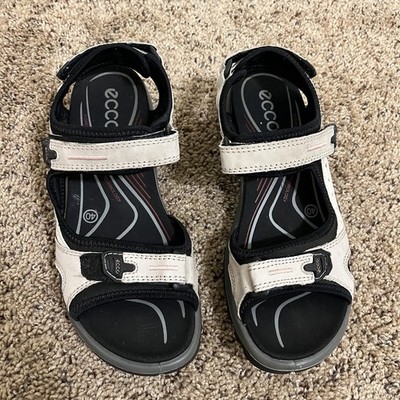 ECCO Offroad Women's Nubuck Outdoor Sandal, Beige, Size 39 EU / 8-8.5 US