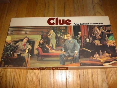 Vintage 1972 Parker Brothers Clue Classic Detective Game - Complete