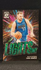 2024-25 Donruss Optic Lights Out LUKA DONCIC Green International 8/25 SSP Rare