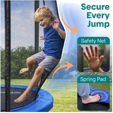 Heavy Duty 14FT Yard Trampoline with Anti-Rust Coating