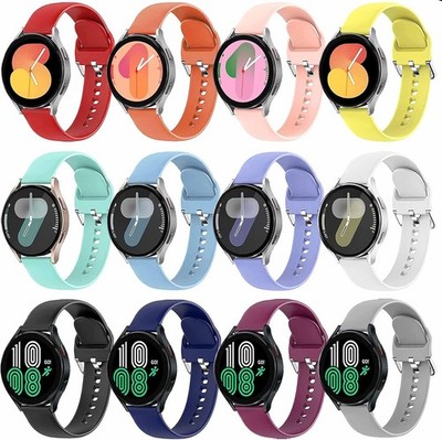 12 Pack Soft Silicone Sport Strap Compatible with Samsung Galaxy Watch 40mm 44mm