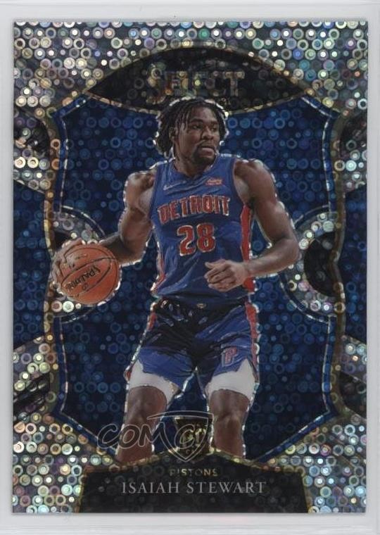 2020-21 Panini Select Concourse Disco Prizm Isaiah Stewart #76 14jm