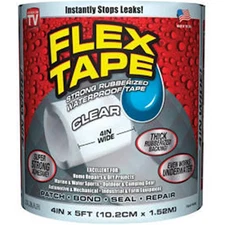 Swift Response 240241 5 ft. x 4 in. Clear Waterproof Repair Flex Tape