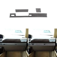 Carbon Fiber Co-pilot Dashboard Storage Box Cover For BMW 7 Series E65 E66 02-08