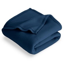 Bare Home Polar Fleece Blanket - Twin/Twin XL Blanket - Dark Blue - Warm  Cozy