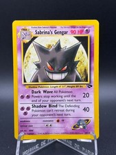 Pokémon Card - WOTC Sabrina's Gengar 29/132 Gym Challenge 1999 EX