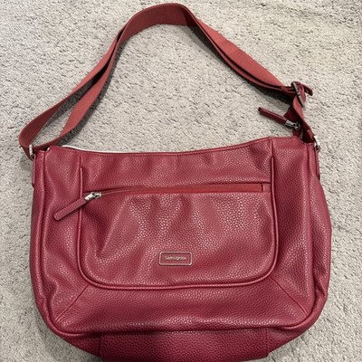 Samsonite Red Unisex Crossbody Bag