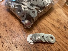 M8 washers (500off) approx 21mm OD x 1.5mm THICKNESS FLAT ZINC PLATED METRIC