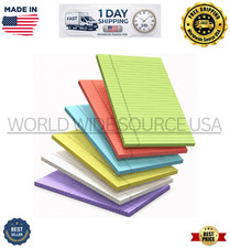 Note Pads 5x8, Notebook College Ruled Legal Pads Colored Writing Pads 5x8, 6 Pac