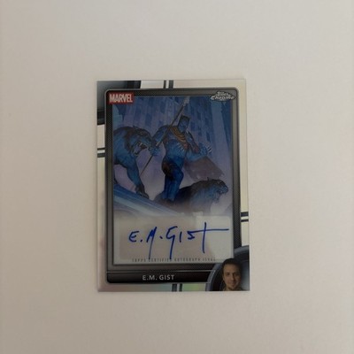 2025 Topps Chrome Marvel E.M. Gist Auto Blood Hunt #2 Variant
