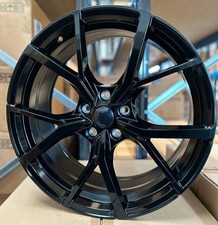 4x 18" Estoril Style Gloss Black Alloy Wheels Volkswagen Audi Seat Skoda 5x112