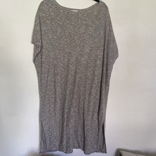 J.Jill Pure Jill Short Sleeve Scoop Neck shift sweater Knit Dress Medium Olive