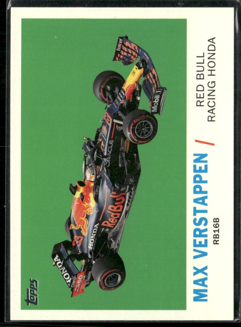 2021 Topps Chrome Formula 1 #T61-MV Max Verstappen 1961 Topps Sports Cars