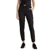 90 Degree by Reflex Jogger Pants Black Flex Stretch Travel Small Drawstring