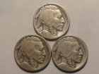 1917-P 1917-D 1917-S INDIAN HEAD BUFFALO NICKEL TEEN DATE 3 PC "RARER" SET!