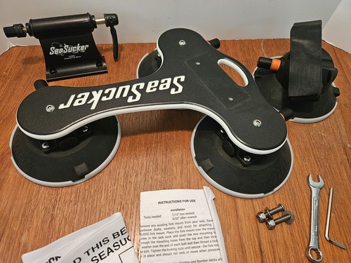 SeaSucker Talon 1 Bike Roof Fork Mount Rack Suction Cup Black