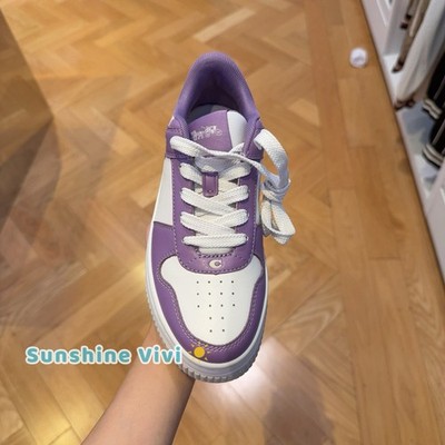 NWT Coach Platform Sneaker In Signature Jacquard Iris/Optic White