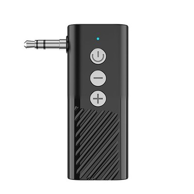 Black 3-in-1 Wireless Bluetooth 5.3 Transmitter Receiver Adapter Audio ABS