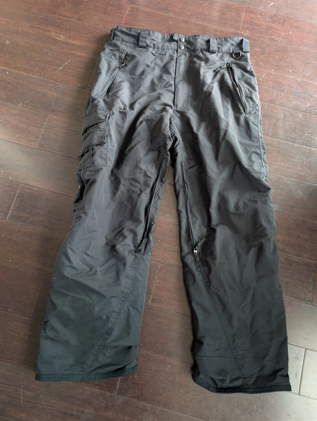 COLUMBIA CONVERT SNOWBOARDING SKI PANTS SIZE L MENS