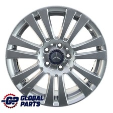 Mercedes W204 Wheel Rim Alloy Silver 17" 7,5J ET:47 7 Double Spoke A2044017402