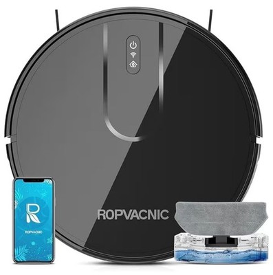 ROPVACNIC Robot Vacuum Cleaner Robot Vacuum and Mop Combo with 5200Pa Suction