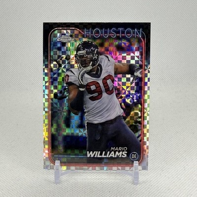 2024 Mario Williams Topps Chrome X Fractor #84, DE, Texans, NFL