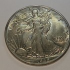1945 P Walking Liberty Half Dollar DDR-001 Variety Error BU 90% Silver  — photo 3