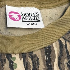 GENUINE VTG 80s REALTREE Tree Bark CAMO T-Shirt L 46 MADE IN USA SINGLE STITCH
