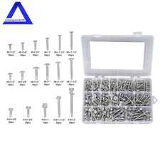 425  410 Stainless Steel Self Tapping Screws, 8 10 Self Drilling Assortment Set