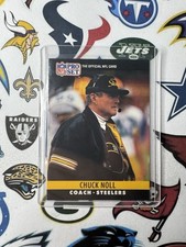 Pro Set 1990 Chuck Noll #275 Steelers NFL Football Base Set Trading Card