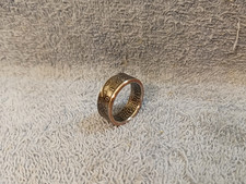 2010 Kennedy Half Dollars size 10  coin ring handmade mixed metals