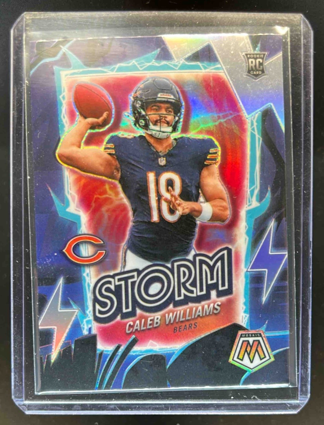 2024 Mosaic Caleb Williams Storm RC Silver Rookie #9 Bears